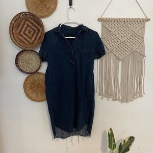 Rails Dark Blue Midi Dress